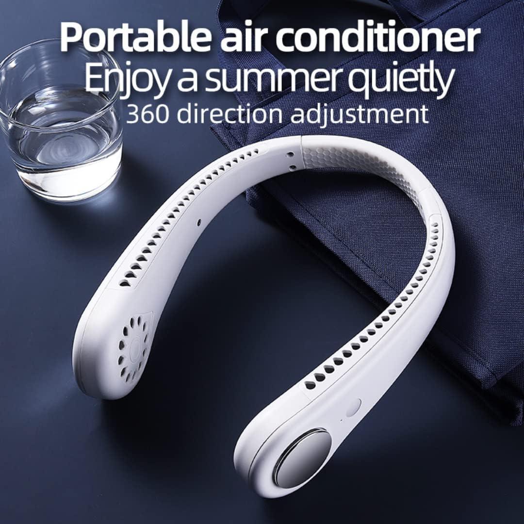 Portable Hanging USB Rechargeable Wearable Neck Fan