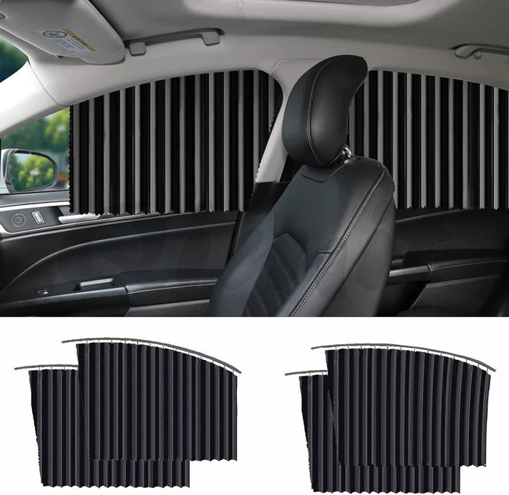Car curtain with UV protection