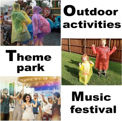 FULLY Reusable Wallet Rain Card Rain Coat for Adults (pack of 2)